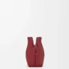Mini pochette Flamenco in pelle di vitello nappa rosso bruciato Mini pochette Flamenco in pelle di vitello nappa rosso bruciato