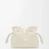 Mini pochette Flamenco in pelle di vitello nappa Sea Salt Mini pochette Flamenco in pelle di vitello nappa Sea Salt