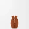 Mini pochette Flamenco in pelle di vitello nappa Squirrel