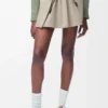 Minigonna in cotone e seta Beige chiaro Minigonna in cotone e seta Beige chiaro