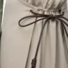 Minigonna in cotone e seta Beige chiaro Minigonna in cotone e seta Beige chiaro