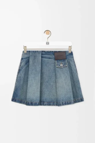 Minigonna in denim Denim lavato