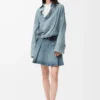 Minigonna in denim Denim lavato Minigonna in denim Denim lavato