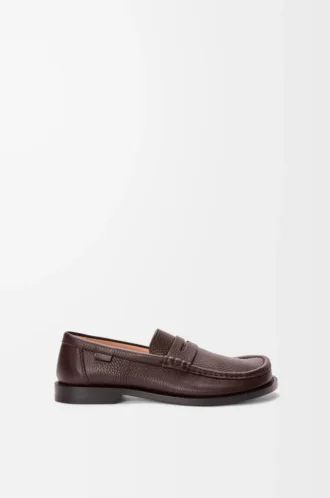 Mocassino Campo in pelle di cervo Oxblood