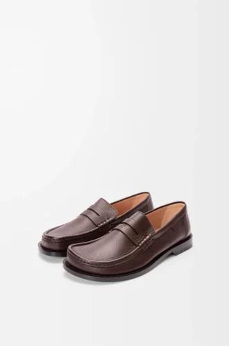 Mocassino Campo in pelle di cervo Oxblood
