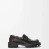 Mocassino Sierra in pelle di vitello spazzolata marrone scuro Mocassino Sierra in pelle di vitello spazzolata marrone scuro