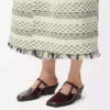 Mule Onda in pelle di vitello goffrata bordeaux Mule Onda in pelle di vitello goffrata bordeaux