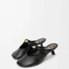 Mule Pebble Soft in pelle di agnello nappa Black Mule Pebble Soft in pelle di agnello nappa Black