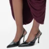 Nuove décolleté con cinturino posteriore in pelle mista Nero Nuove décolleté con cinturino posteriore in pelle mista Nero