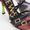 Nuovo sandalo Comic in pelle mista multicolore