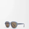 Occhiali da sole Alpha Slim Milky Blue