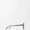 Occhiali da sole Alpha Slim Milky Blue