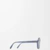 Occhiali da sole Alpha Slim Milky Blue