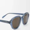 Occhiali da sole Alpha Slim Milky Blue