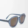 Occhiali da sole Alpha Slim Milky Blue