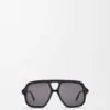Occhiali da sole Aviator Slim Black