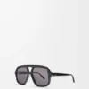 Occhiali da sole Aviator Slim Black