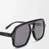 Occhiali da sole Aviator Slim Black