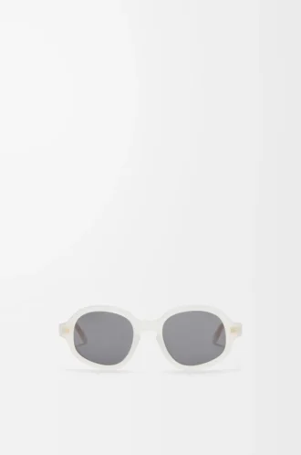 Occhiali da sole Delta Slim color avorio latteo