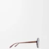 Occhiali da sole Delta Slim Marrone trasparente Occhiali da sole Delta Slim Marrone trasparente