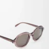 Occhiali da sole Delta Slim Marrone trasparente Occhiali da sole Delta Slim Marrone trasparente