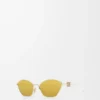 Occhiali da sole esagonali Anagram Gold Occhiali da sole esagonali Anagram Gold