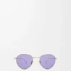 Occhiali da sole Groove Round viola