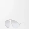 Occhiali da sole Hillock Argento Occhiali da sole Hillock Argento