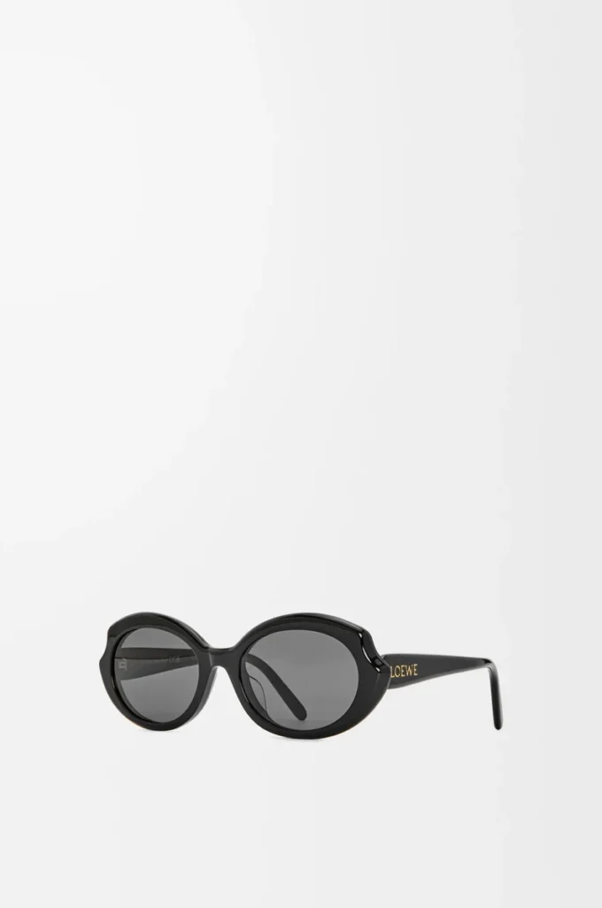 Occhiali da sole Mini Oval Slim Black