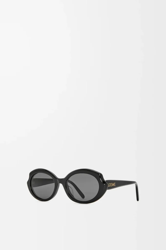 Occhiali da sole Mini Oval Slim Black Occhiali da sole Mini Oval Slim Black