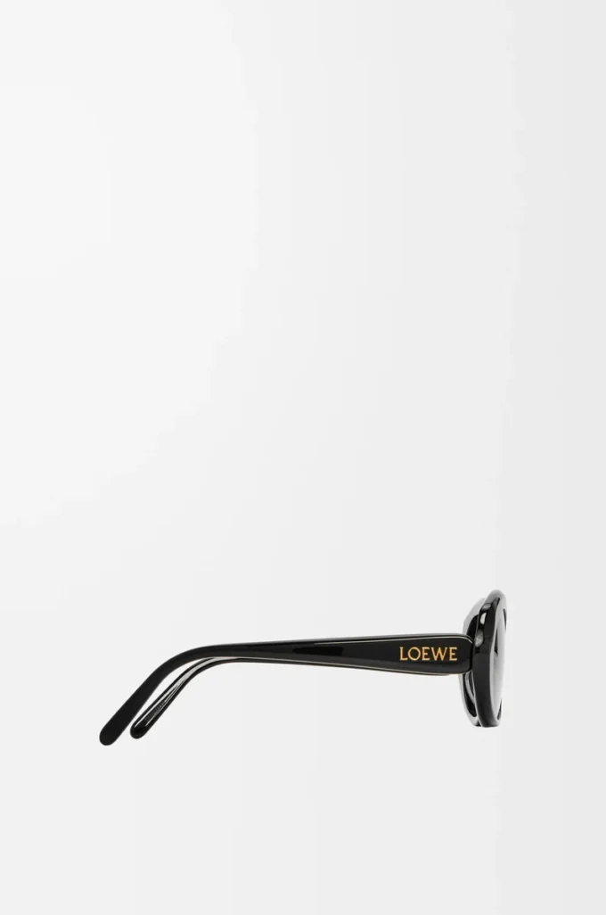Occhiali da sole Mini Oval Slim Black
