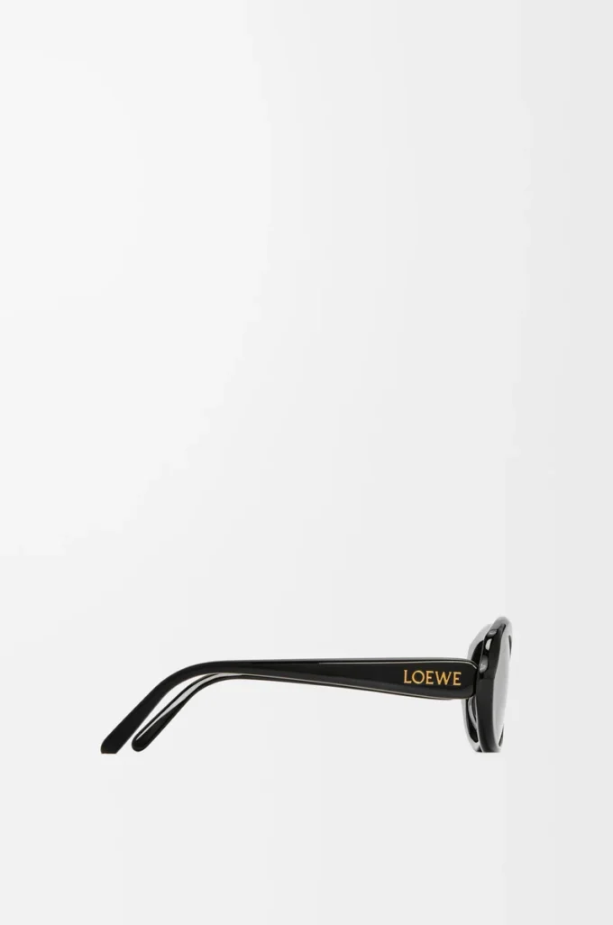 Occhiali da sole Mini Oval Slim Black Occhiali da sole Mini Oval Slim Black