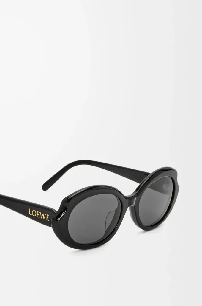 Occhiali da sole Mini Oval Slim Black