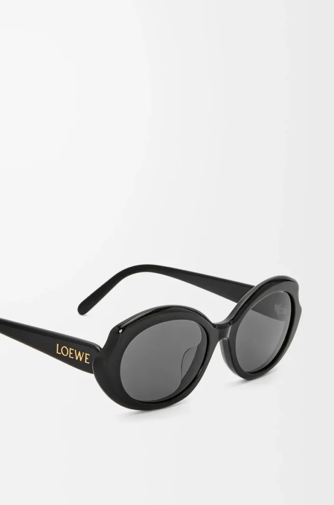 Occhiali da sole Mini Oval Slim Black Occhiali da sole Mini Oval Slim Black