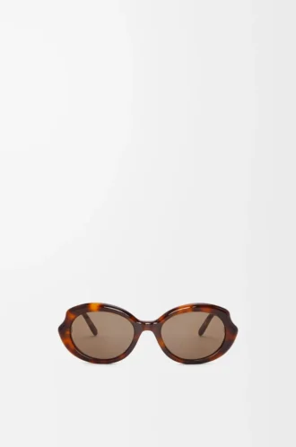 Occhiali da sole Mini Oval Slim Havana
