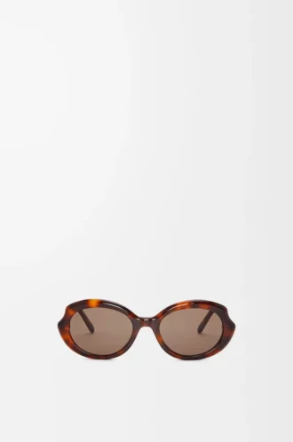 Occhiali da sole Mini Oval Slim Havana