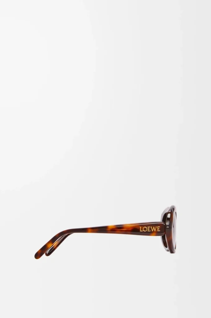 Occhiali da sole Mini Oval Slim Havana