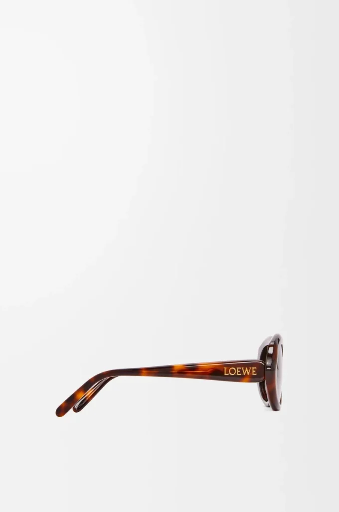 Occhiali da sole Mini Oval Slim Havana