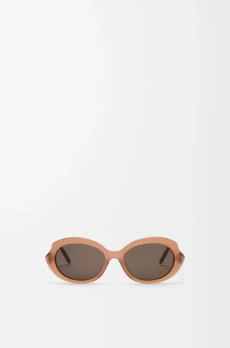 Occhiali da sole Mini Oval Slim Milky Caramel