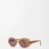 Occhiali da sole Mini Oval Slim Milky Caramel
