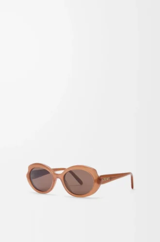 Occhiali da sole Mini Oval Slim Milky Caramel