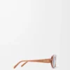 Occhiali da sole Mini Oval Slim Milky Caramel