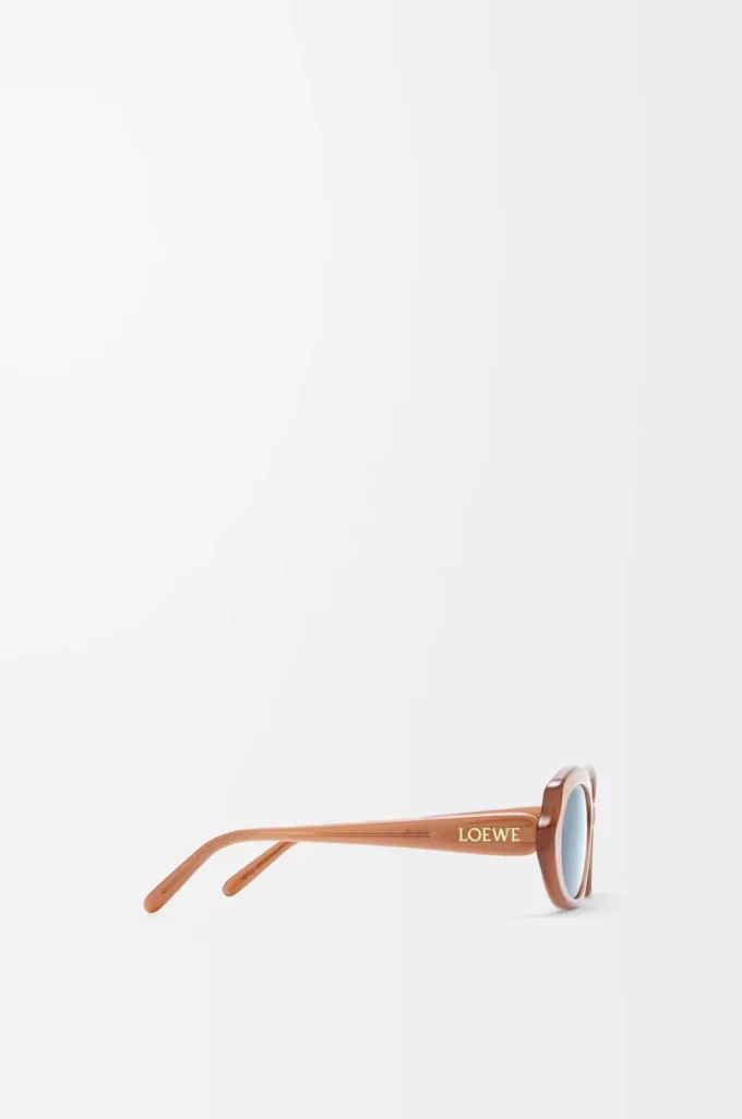 Occhiali da sole Mini Oval Slim Milky Caramel