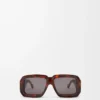 Occhiali da sole Paula’s Ibiza Dive in Mask Shiny Classic Havana