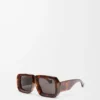 Occhiali da sole Paula’s Ibiza Dive in Mask Shiny Classic Havana
