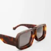 Occhiali da sole Paula’s Ibiza Dive in Mask Shiny Classic Havana