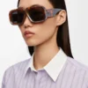 Occhiali da sole Paula’s Ibiza Dive in Mask Shiny Classic Havana