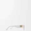 Occhiali da sole piccoli Butterfly Screen Bianco solido