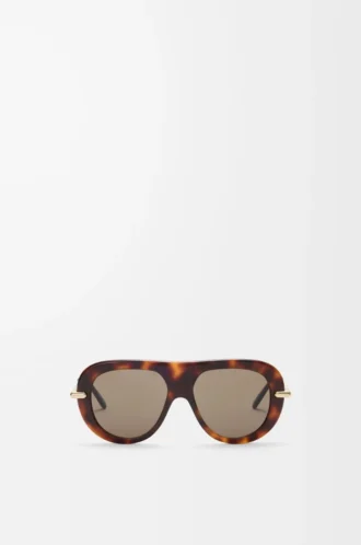 Occhiali da sole Pilot Slim Havana