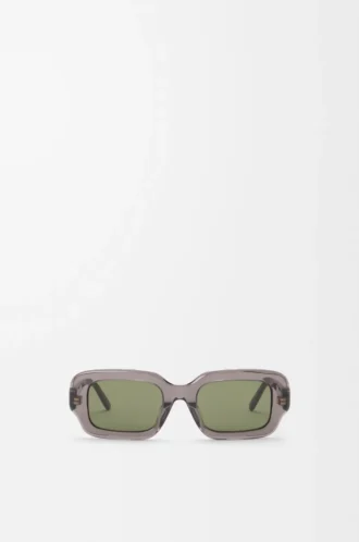 Occhiali da sole rettangolari slim grigi Occhiali da sole rettangolari slim grigi